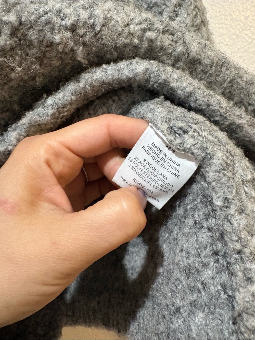 Le Bon Shoppe Grey Sweater Small - Picture 3 of 7